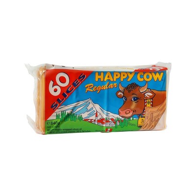Happy Cow Regular Slice Cheese 840 Gram